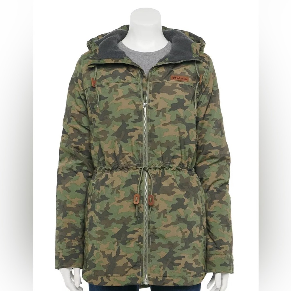 Women’s Columbia Chatfield Hill Fleece Lined Camo Jacket with Waist Cinch